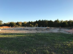 Completed Foundation Looking South East