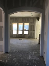 Entry way looking toward Family Room